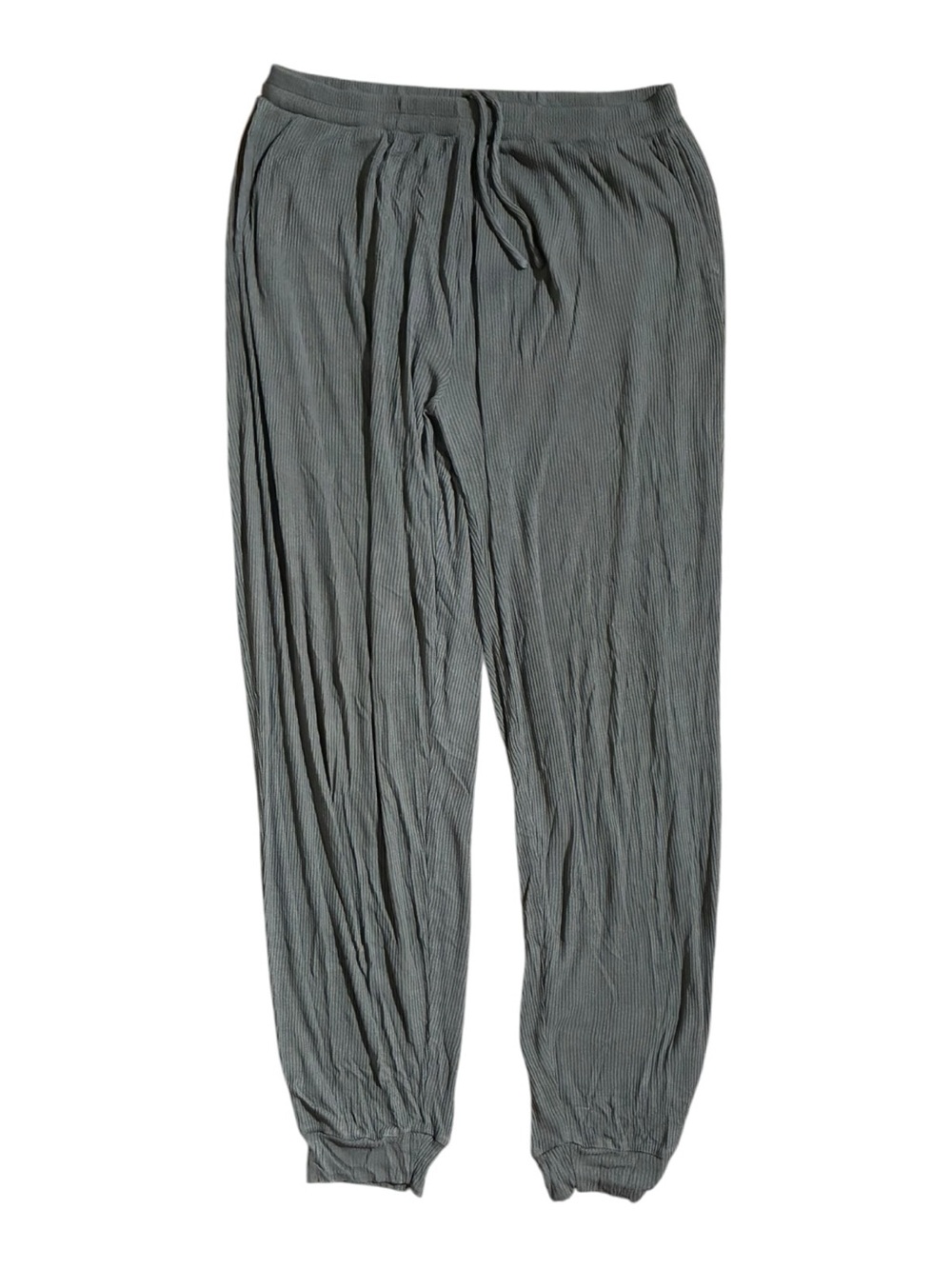 Alo Yoga Ribbed Whisper Flowy Lounge High Waisted Pants Sage Green